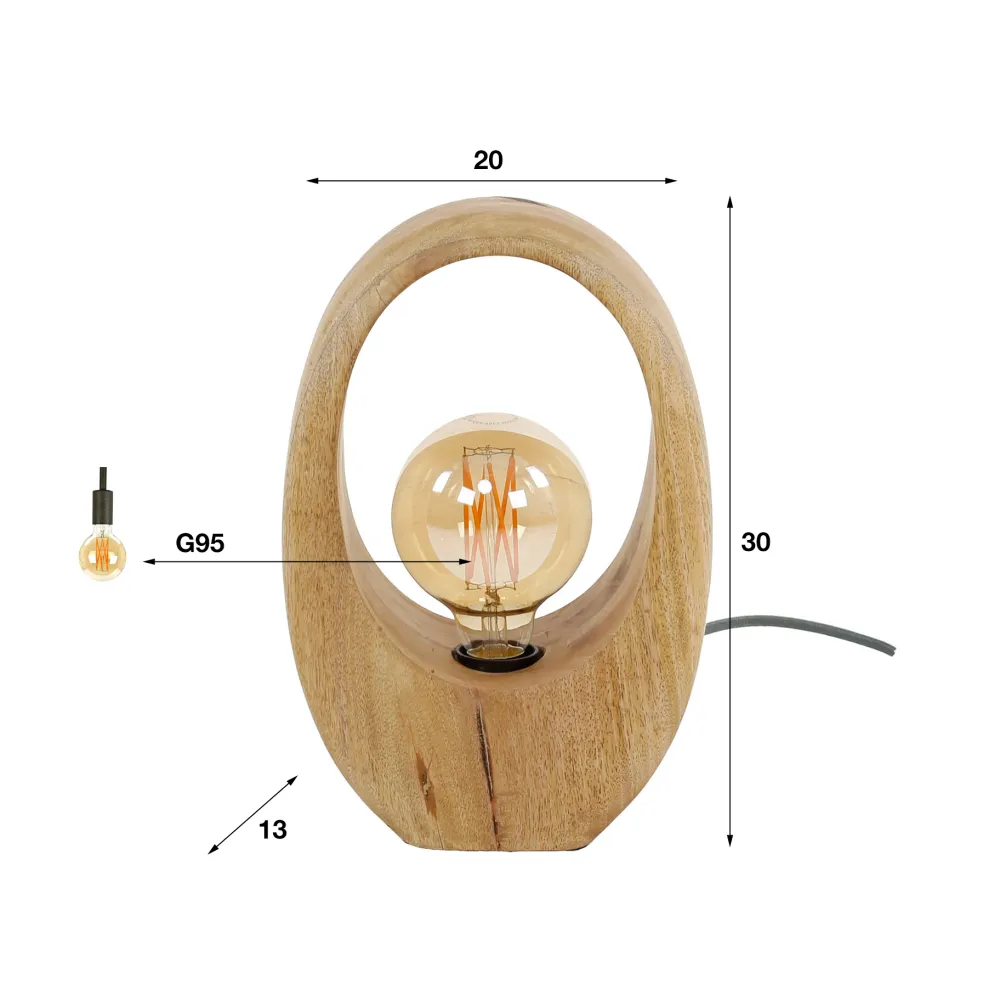 HUUS Tafellampen*Tafellamp Amber