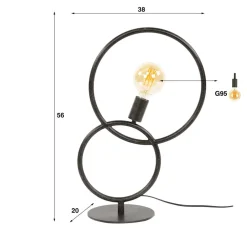 HUUS Tafellampen*Tafellamp Ceasar