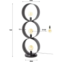HUUS Vloerlampen*Vloerlamp Angelo