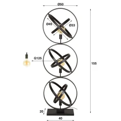 HUUS Vloerlampen*Vloerlamp Leonie