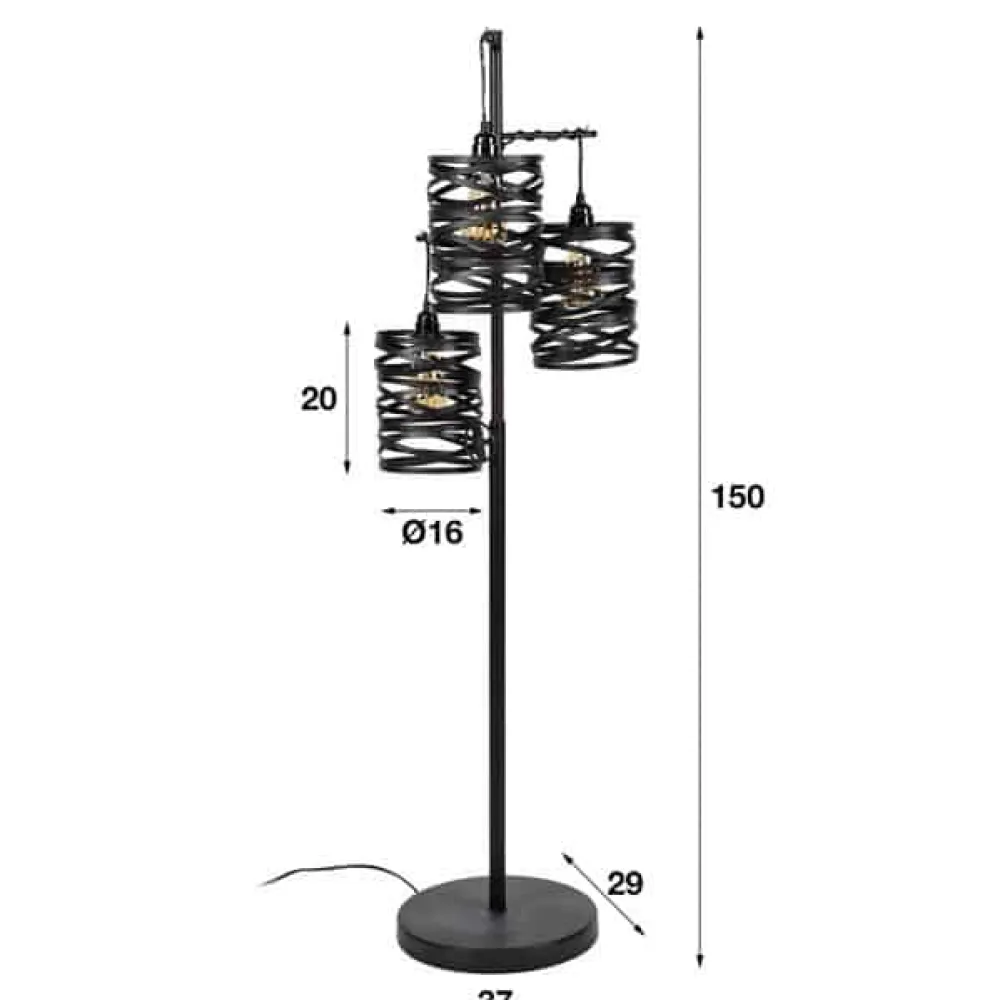 HUUS Vloerlampen*Vloerlamp Nathan