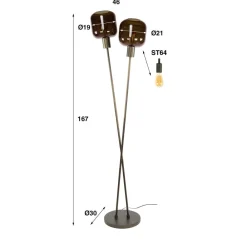 HUUS Vloerlampen*Vloerlamp Sofia