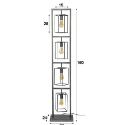 HUUS Vloerlampen*Vloerlamp Zara
