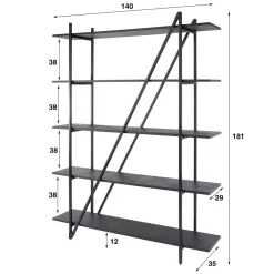 HUUS Opbergkasten*Wandkast Pedro