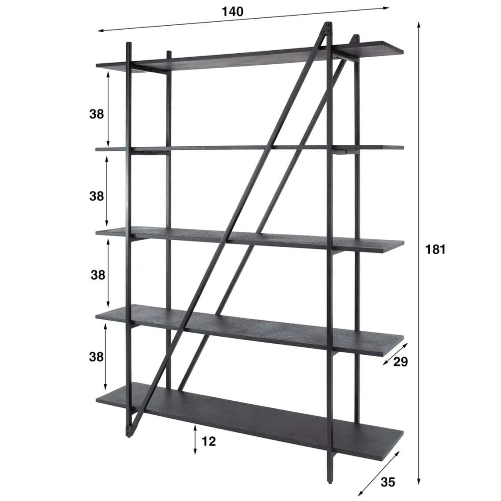 HUUS Opbergkasten*Wandkast Pedro