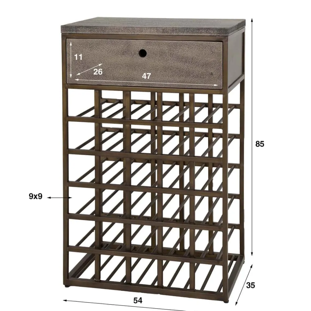 HUUS Opbergkasten*Wijnkast Jackson