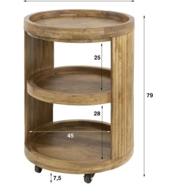 HUUS Overig*Wijntrolley Terry